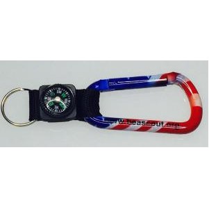 USA Carabiner w/Compass Strap