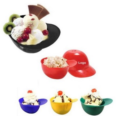 Baseball Helmet Ice Cream Bowl