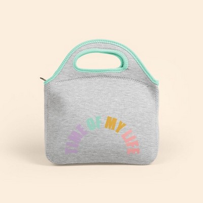 Gran Klutch Heathered Jersey Knit Neoprene Lunch Bag