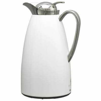 White Glass-Lined Powder Coated Classy™ Carafe (1.0 Liter)