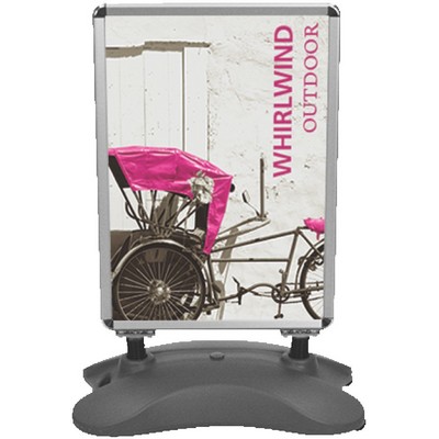 Whirlwind Outdoor Single-Sided Sign Stand