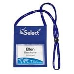 Large Canvas Triple Play Select Name Tag Pouch, 1-Color Imprint