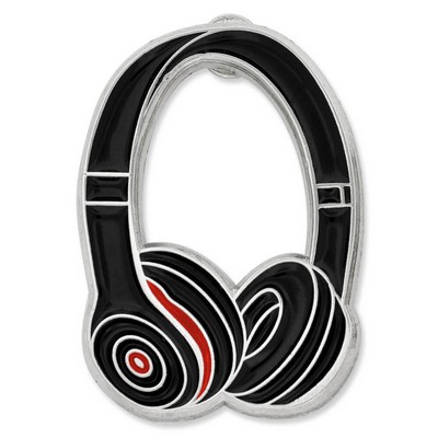 Headphones Pin - Black