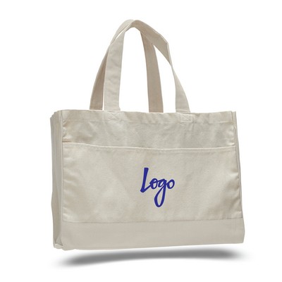 Canvas Standard Tote Bag - Overseas - Natural