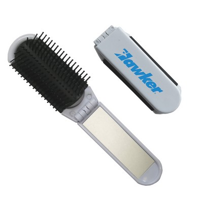 Folding Brush/Mirror Combo