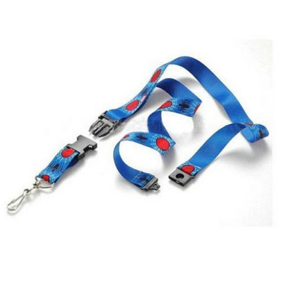 3/4" Polyester Sublimated Lanyard