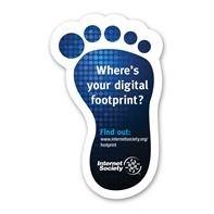 Static Cling Decal (2"x3.125") Right Foot Shape