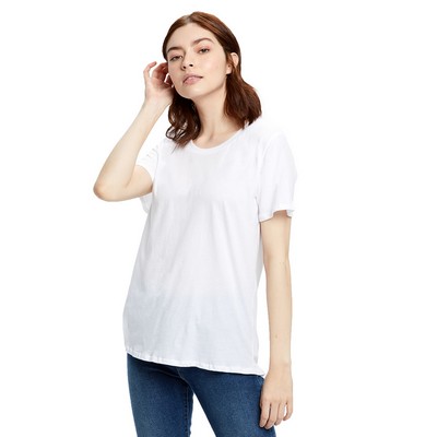 Women's Short Sleeve Loose Fit Boyfriend Tee