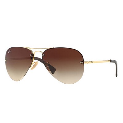 Ray-Ban Semi-Rimless Aviator Sunglasses