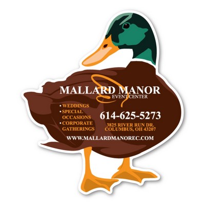 Mallard Duck Magnet - 3.75" x 4.25" - 20 mil