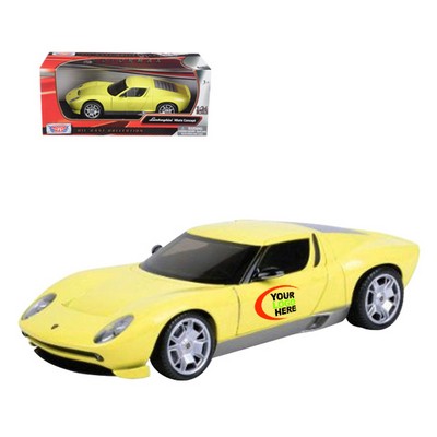 7"x2-1/2"x3" Lamborghini® Miura w/ Full Color Graphics (u)