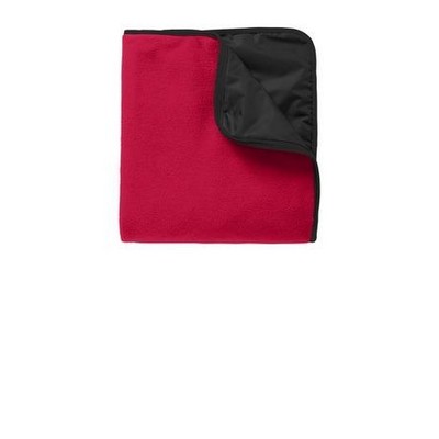 Port Authority® Fleece & Poly Travel Blanket