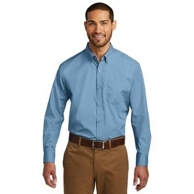 Port Authority® Long Sleeve Carefree Poplin Shirts