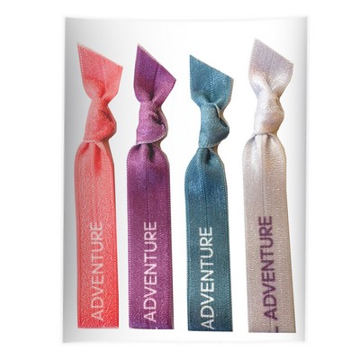 Hair Ties in a Cello Envelope - 4 pack