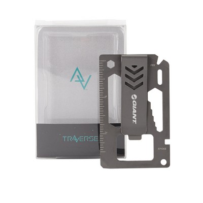 Bridger 9-In-1 Laser Engraved Money Clip Multitool