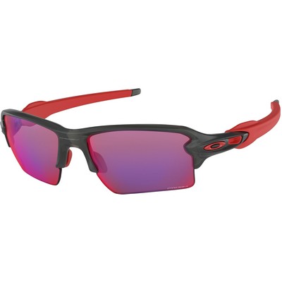 Oakley Flak® 2.0 XL Matte Gray Smoke/Prizm™ Road Pink Sunglasses