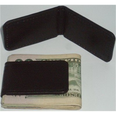 Cow Leather Slim Magnetic Money Clip