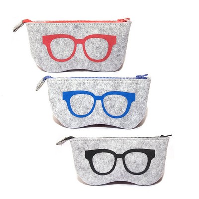 Felt Eyeglass Bag