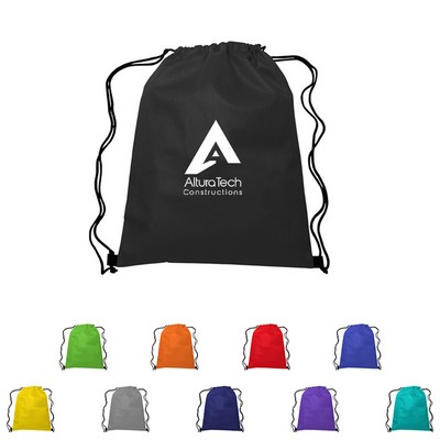 13.5"w x 16.5"h Drawstring Non-Woven Bag