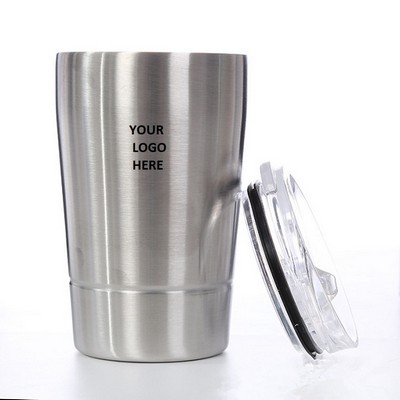 8 Oz. Kids Stainless Steel Tumbler w/Lid and Straw