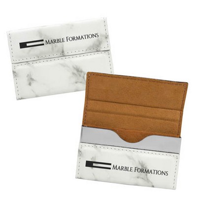 Leatherette Hard Business Card Case