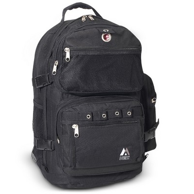 Everest Oversize Deluxe Backpack, Black