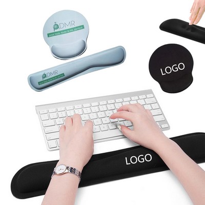 Custom Mouse Pad And Keyboard Pad Set Comfortable Typing