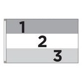 4' x 6' Three Stripe Horizontal Decorative Flags