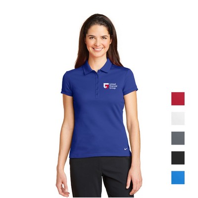 Nike Ladies Dri-FIT Solid Icon Pique Modern Fit Polo