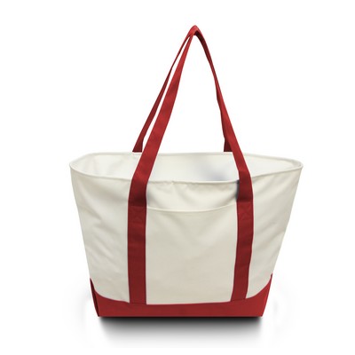 Bay View Giant Zipper Beach Tote