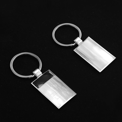 Concord Rectangular Metal Key Chain