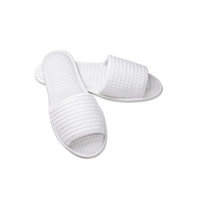 Men's Open Toe Waffle Slippers (Overseas - Embroidered)