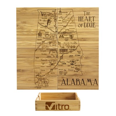 Alabama Puzzle Coaster Set