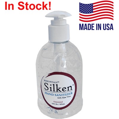 In Stock! 8 Oz. Hand Sanitizer 70% Alcohol Pump Bottle