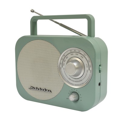 Studebaker Teal Green Portable AM/FM Receiver Radio