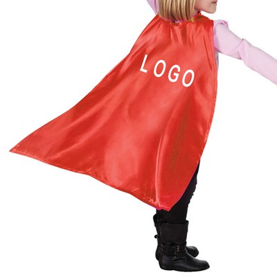 Single-Layer Satin Kid's Capes