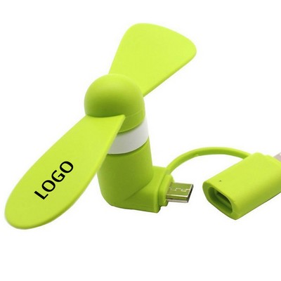 2 in 1 Mini USB Fan