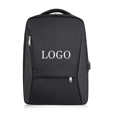 External charging port laptop backpack