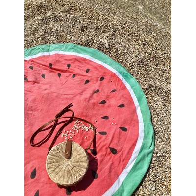 59" Round Beach Towel Dye Sublimated (Domestically Decorated)