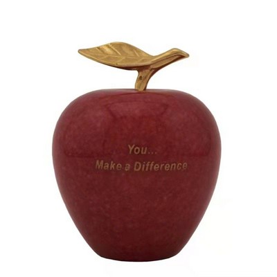 Marble Apple Figurine Paperweight