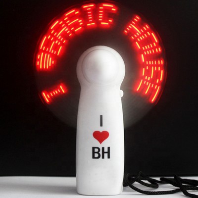 LED Flashing Message Fan