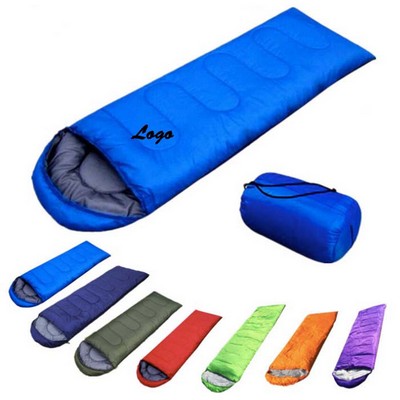 Envelope Hooded Outdoor Sleeping Bag