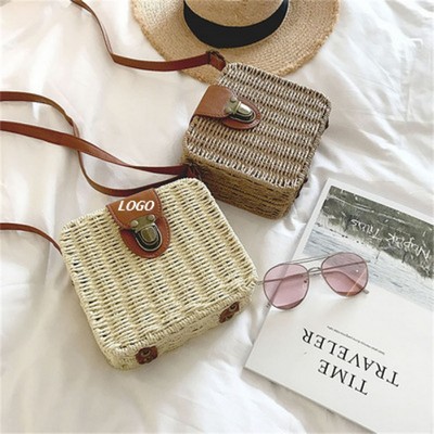 Women Straw Handbag Tote