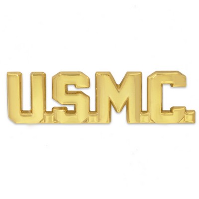 Officially Licensed U.S.M.C. Gold Letters Pin