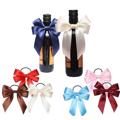 Ribbon Bow For Wine Bottles