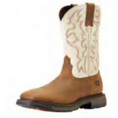 Ariat® Workhog® Wide Square Toe Rye Brown/Cream Boots