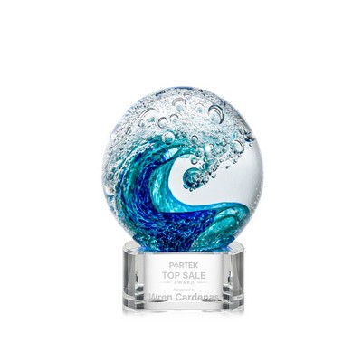 Surfside Award on Paragon Clear - 3" Diam