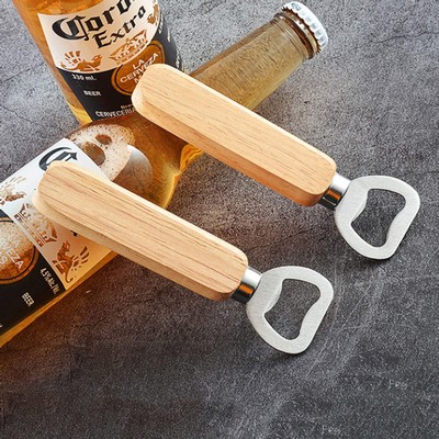 Wood Handle Beer Bottle Opener