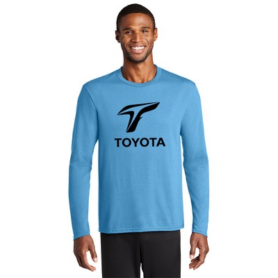 Port & Company® Long Sleeve Performance Blend Tee