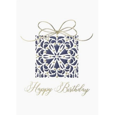 Gift Wrapped Birthday Card